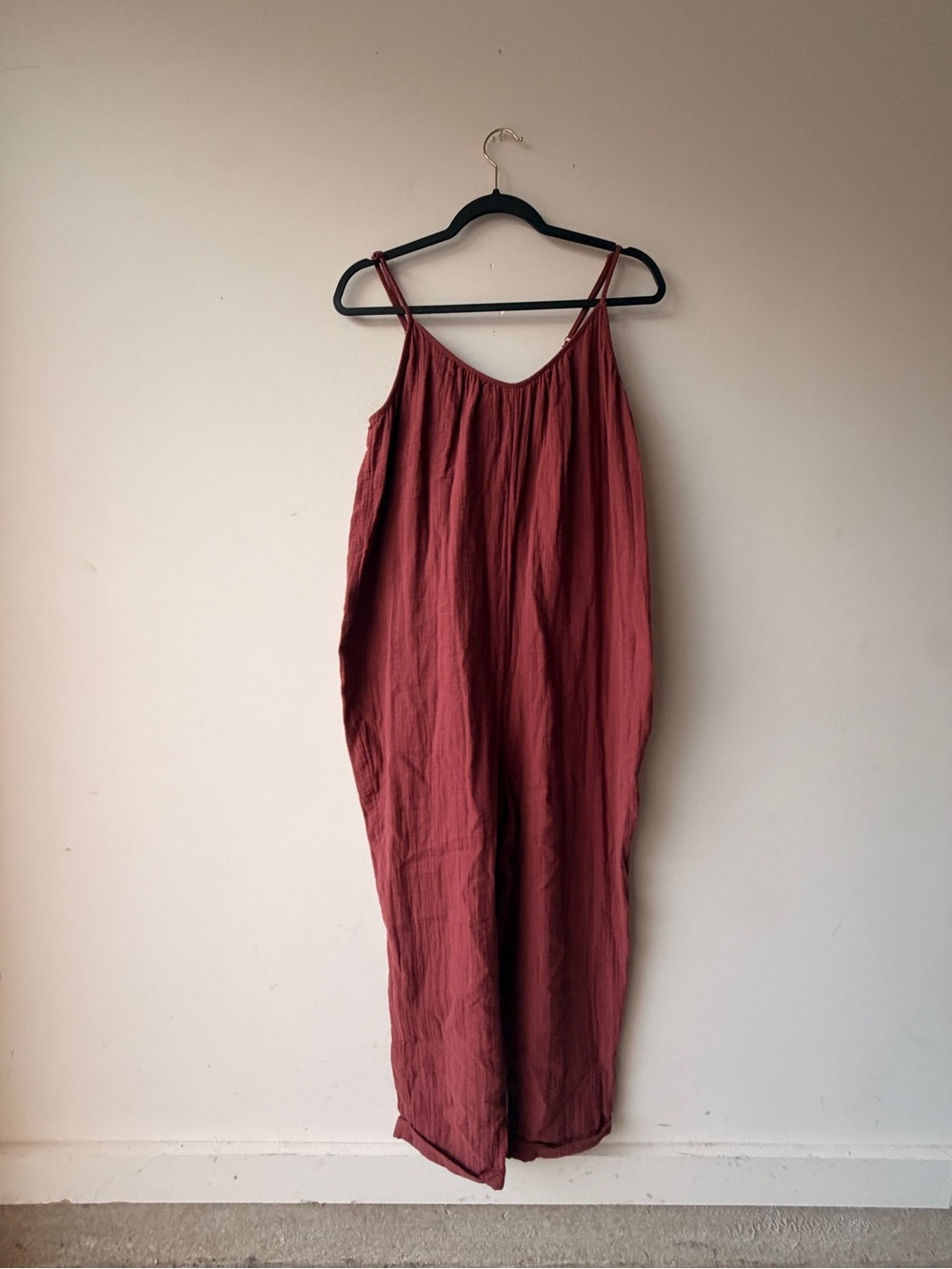 Universal Thread Spaghetti-Strap Maxi Dress in Dusty Rose